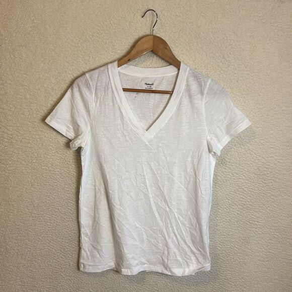 Madewell Tops - Madewell V Neck TShirt Womens‎ Size XS White